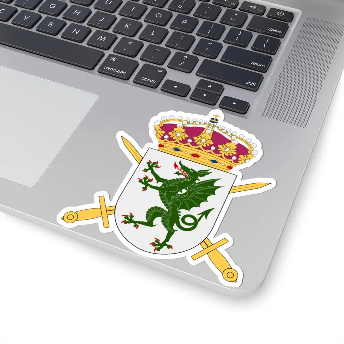 Arméns skyddsskola vapen (Sweden) (Coat of Arms) STICKER Vinyl Kiss-Cut Decal - The Sticker Space