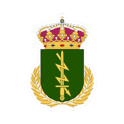 Arméns stabs- och sambandsskola vapen (Sweden) (Coat of Arms) STICKER Vinyl Kiss-Cut Decal 2 Inch White - The Sticker Space