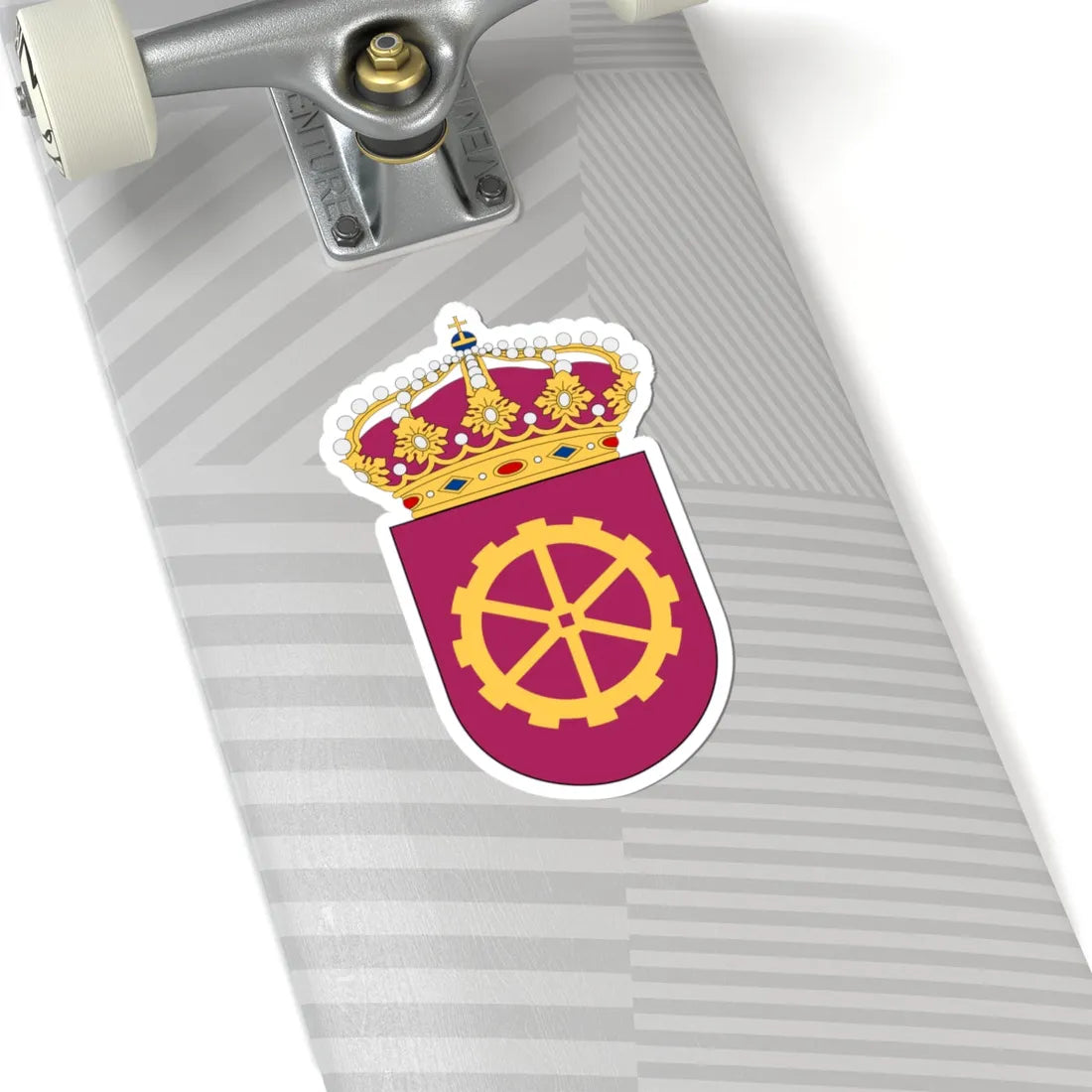 Arméns tekniska centrum vapen (Sweden) (Coat of Arms) STICKER Vinyl Kiss-Cut Decal - The Sticker Space