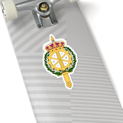 Arméns tekniska skola vapen pre 1998 (Sweden) (Coat of Arms) STICKER Vinyl Kiss-Cut Decal - The Sticker Space