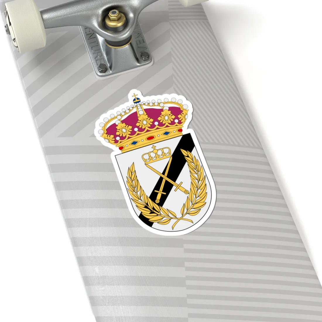 Arméns underrättelseskola vapen pre 1994 (Sweden) (Coat of Arms) STICKER Vinyl Kiss-Cut Decal - The Sticker Space