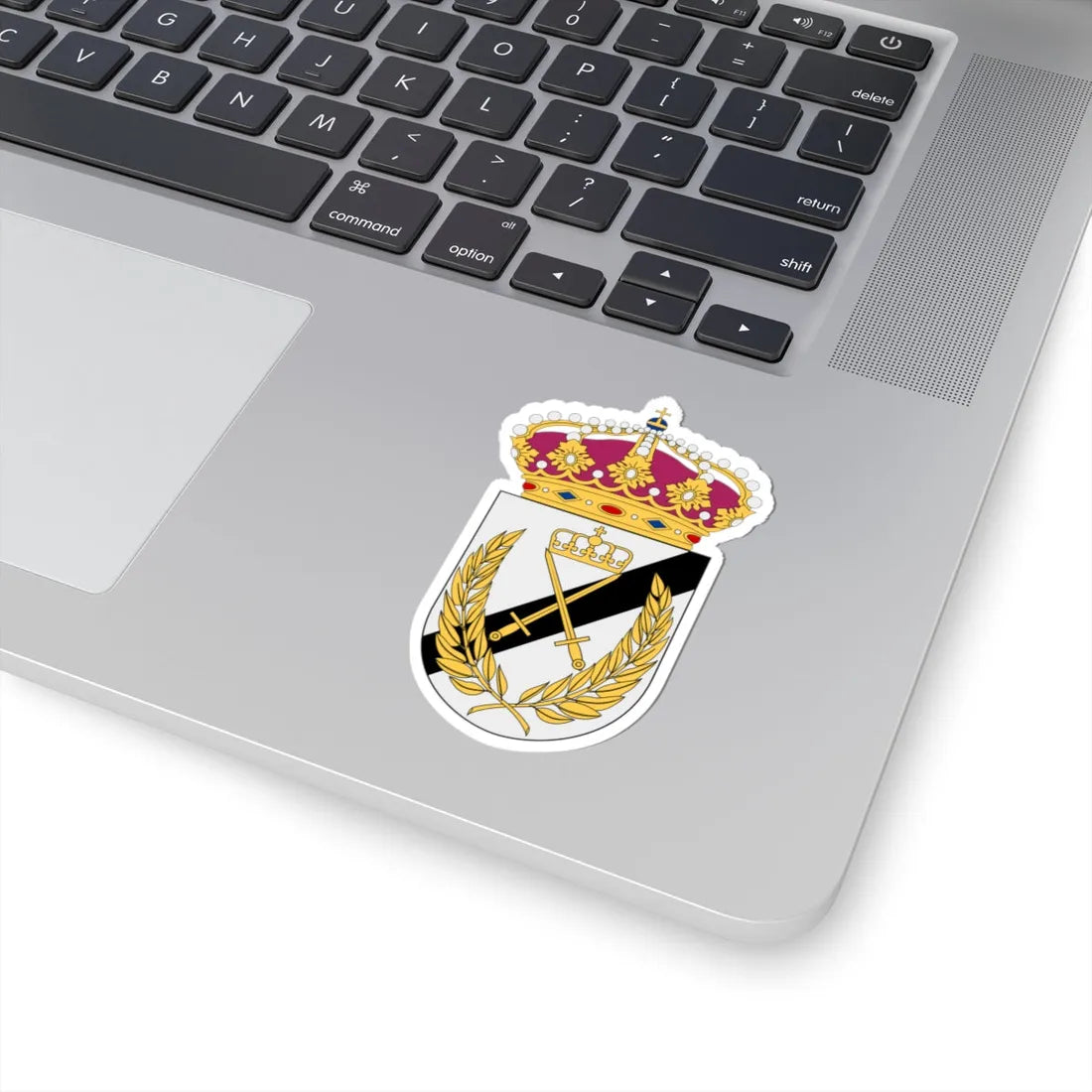 Arméns underrättelseskola vapen pre 1994 (Sweden) (Coat of Arms) STICKER Vinyl Kiss-Cut Decal - The Sticker Space