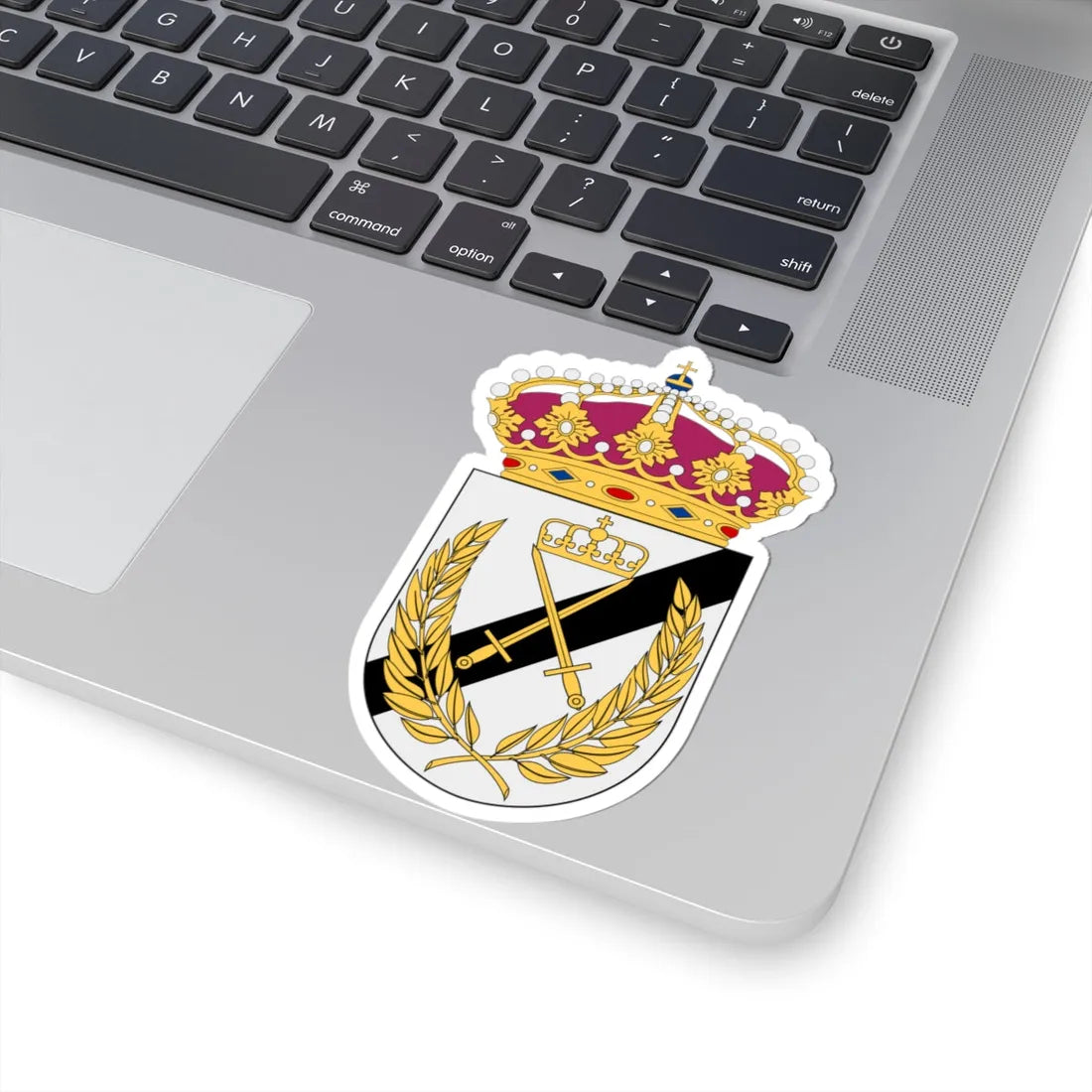 Arméns underrättelseskola vapen pre 1994 (Sweden) (Coat of Arms) STICKER Vinyl Kiss-Cut Decal - The Sticker Space
