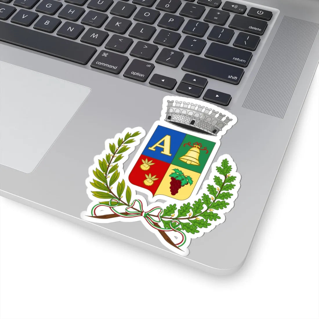 Armo Italia-Stemma (Italy) (Coat of Arms) STICKER Vinyl Kiss-Cut Decal - The Sticker Space