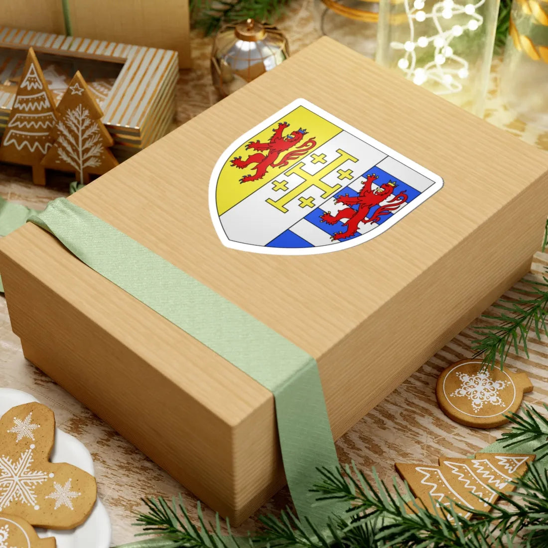 Armoiries Arménie-Lusignan (Armenia) (Coat of Arms) STICKER Vinyl Kiss-Cut Decal - The Sticker Space