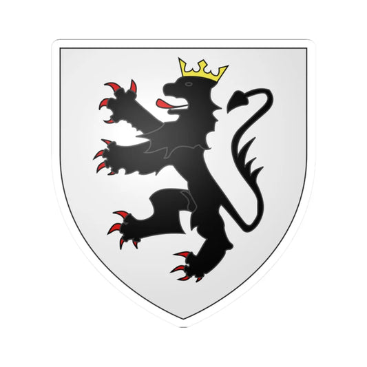 Armoiries Beyer de Boppart 1 (Luxembourg) (Coat of Arms) STICKER Vinyl Kiss-Cut Decal 2 Inch White - The Sticker Space