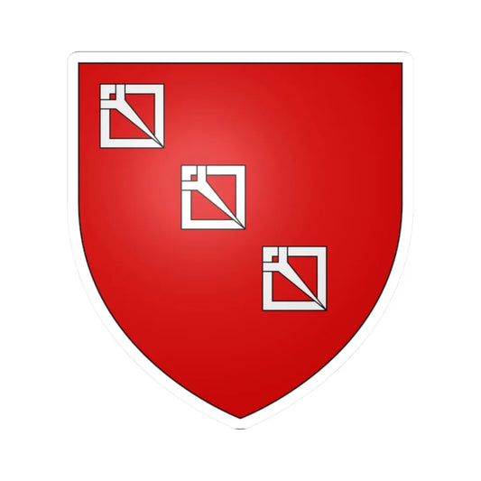 Armoiries Boos de Waldeck (Luxembourg) (Coat of Arms) STICKER Vinyl Kiss-Cut Decal 2 Inch White - The Sticker Space