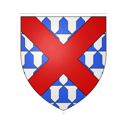 Armoiries Briffoz (Belgium) (Coat of Arms) STICKER Vinyl Kiss-Cut Decal 2 Inch White - The Sticker Space