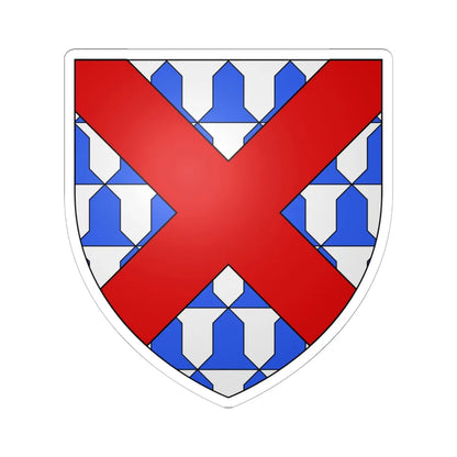 Armoiries Briffoz (Belgium) (Coat of Arms) STICKER Vinyl Kiss-Cut Decal 6 Inch White - The Sticker Space