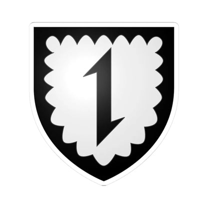 Armoiries Bubingen 2 (Luxembourg) (Coat of Arms) STICKER Vinyl Kiss-Cut Decal 3 Inch White - The Sticker Space