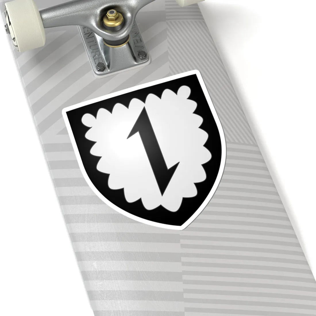 Armoiries Bubingen 2 (Luxembourg) (Coat of Arms) STICKER Vinyl Kiss-Cut Decal - The Sticker Space