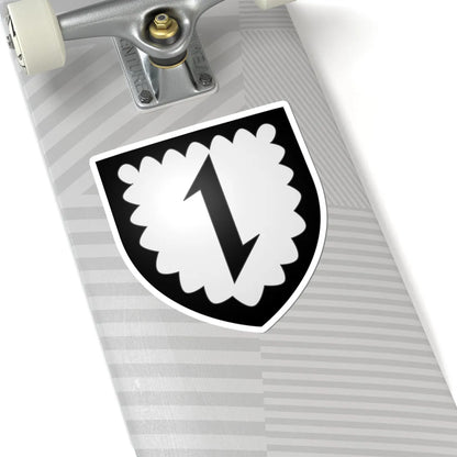 Armoiries Bubingen 2 (Luxembourg) (Coat of Arms) STICKER Vinyl Kiss-Cut Decal - The Sticker Space