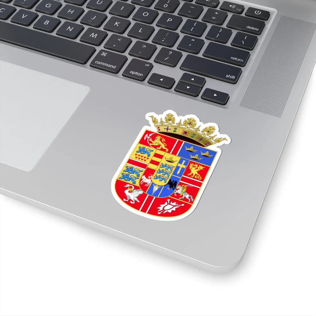 Armoiries Christian IV du Danemark (Denmark) (Coat of Arms) STICKER Vinyl Kiss-Cut Decal - The Sticker Space