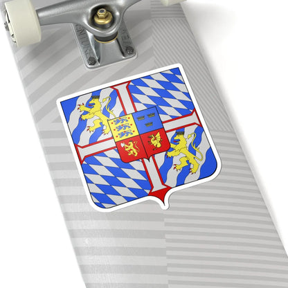 Armoiries Christophe III de Bavière roi de Danemark (Denmark) (Coat of Arms) STICKER Vinyl Kiss-Cut Decal - The Sticker Space