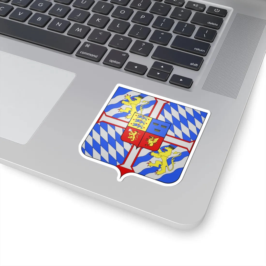Armoiries Christophe III de Bavière roi de Danemark (Denmark) (Coat of Arms) STICKER Vinyl Kiss-Cut Decal - The Sticker Space