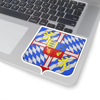 Armoiries Christophe III de Bavière roi de Danemark (Denmark) (Coat of Arms) STICKER Vinyl Kiss-Cut Decal - The Sticker Space