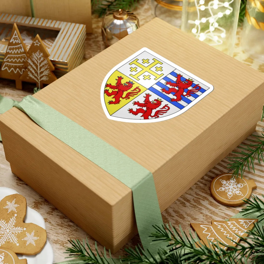 Armoiries Chypre 1393 (Armenia) (Coat of Arms) STICKER Vinyl Kiss-Cut Decal - The Sticker Space