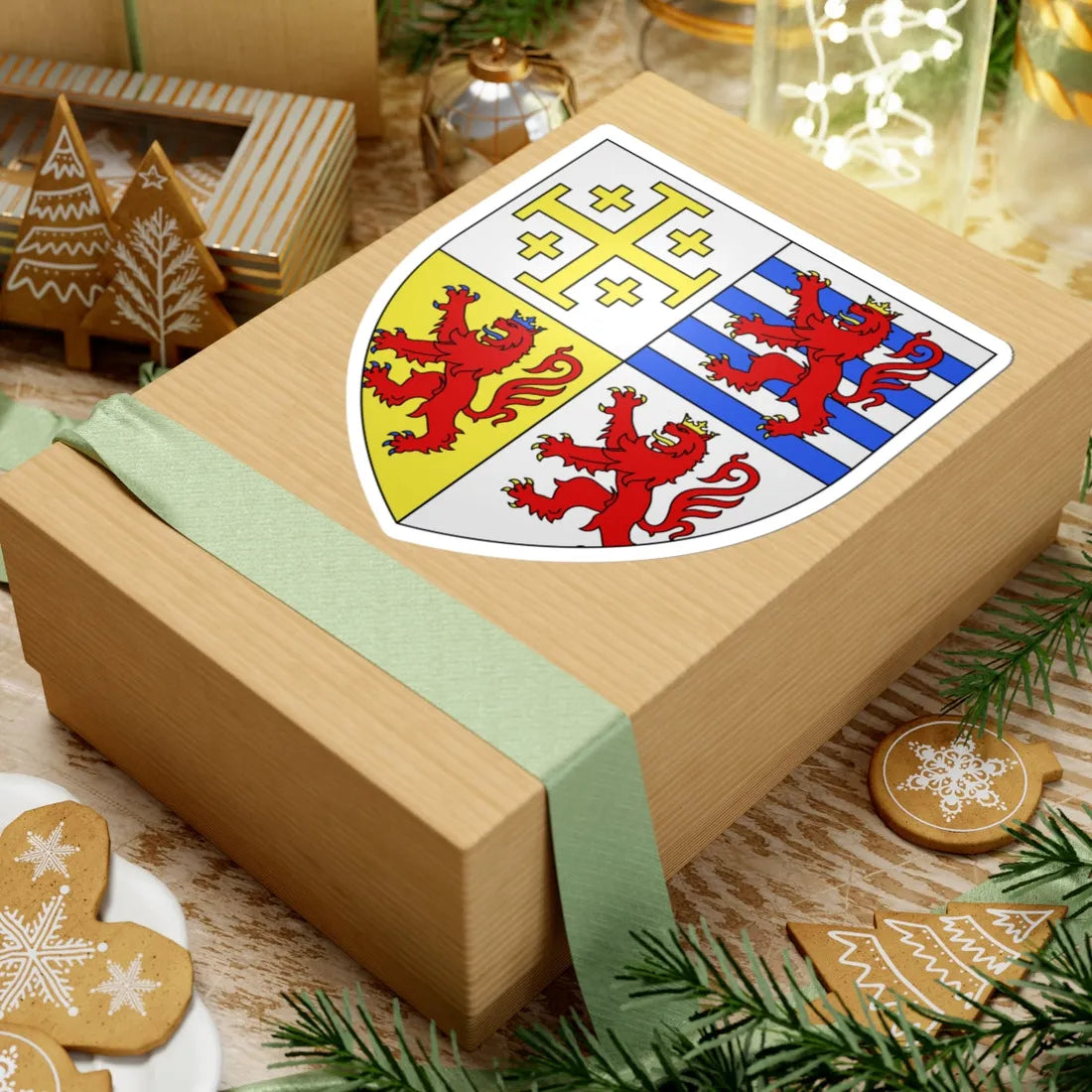 Armoiries Chypre 1393 (Armenia) (Coat of Arms) STICKER Vinyl Kiss-Cut Decal - The Sticker Space