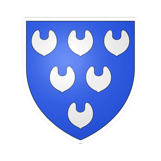 Armoiries Crummel de Nechtersheim (Luxembourg) (Coat of Arms) STICKER Vinyl Kiss-Cut Decal 2 Inch White - The Sticker Space