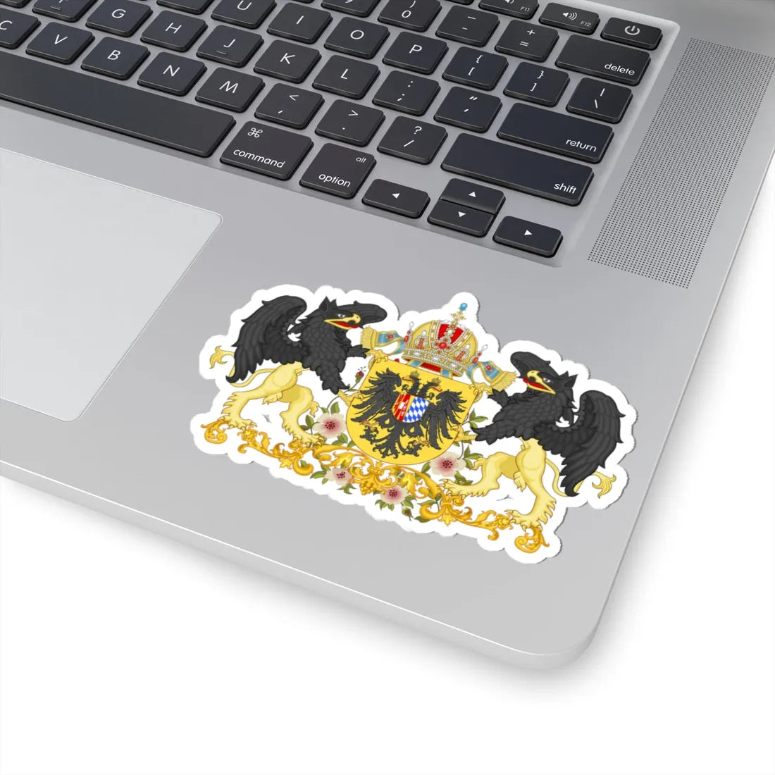 Armoiries d Elisabeth de Baviere Imperatrice dAutriche-Hongrie (Austria) (Coat of Arms) STICKER Vinyl Kiss-Cut Decal - The Sticker Space