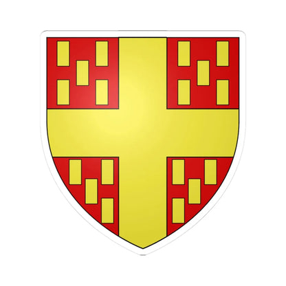 Armoiries dAutel (Belgium) (Coat of Arms) STICKER Vinyl Kiss-Cut Decal 3 Inch White - The Sticker Space