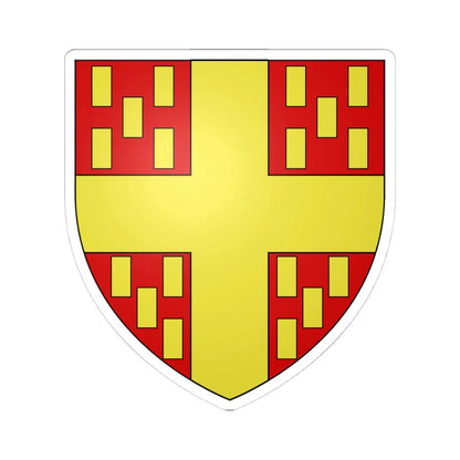 Armoiries dAutel (Belgium) (Coat of Arms) STICKER Vinyl Kiss-Cut Decal 4 Inch White - The Sticker Space