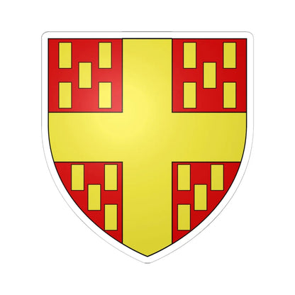 Armoiries dAutel (Belgium) (Coat of Arms) STICKER Vinyl Kiss-Cut Decal 6 Inch White - The Sticker Space