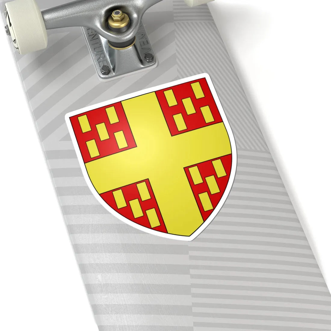 Armoiries dAutel (Belgium) (Coat of Arms) STICKER Vinyl Kiss-Cut Decal - The Sticker Space