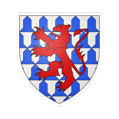 Armoiries dAwans 2 (Belgium) (Coat of Arms) STICKER Vinyl Kiss-Cut Decal 3 Inch White - The Sticker Space