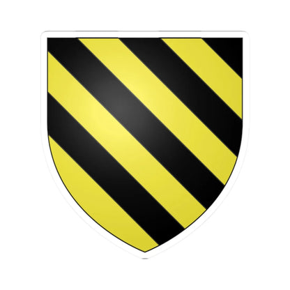 Armoiries de Bastogne (Belgium) (Coat of Arms) STICKER Vinyl Kiss-Cut Decal 2 Inch White - The Sticker Space