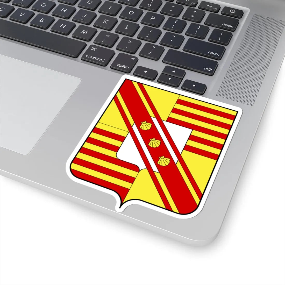 Armoiries de Beaufort-Spontin (Belgium) (Coat of Arms) STICKER Vinyl Kiss-Cut Decal - The Sticker Space
