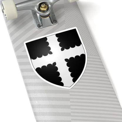 Armoiries de Bentzeradt (Luxembourg) (Coat of Arms) STICKER Vinyl Kiss-Cut Decal - The Sticker Space