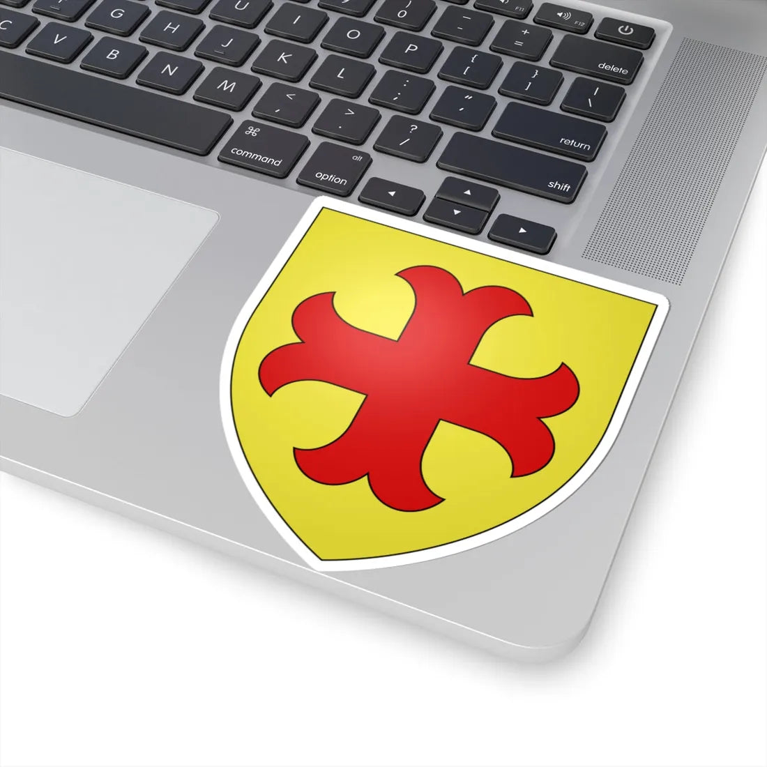 Armoiries de Berbourg (Luxembourg) (Coat of Arms) STICKER Vinyl Kiss-Cut Decal - The Sticker Space