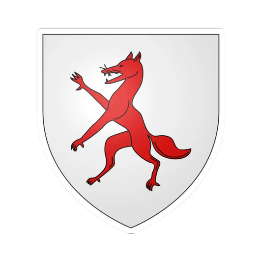 Armoiries de Bereldange 1 (Luxembourg) (Coat of Arms) STICKER Vinyl Kiss-Cut Decal 2 Inch White - The Sticker Space