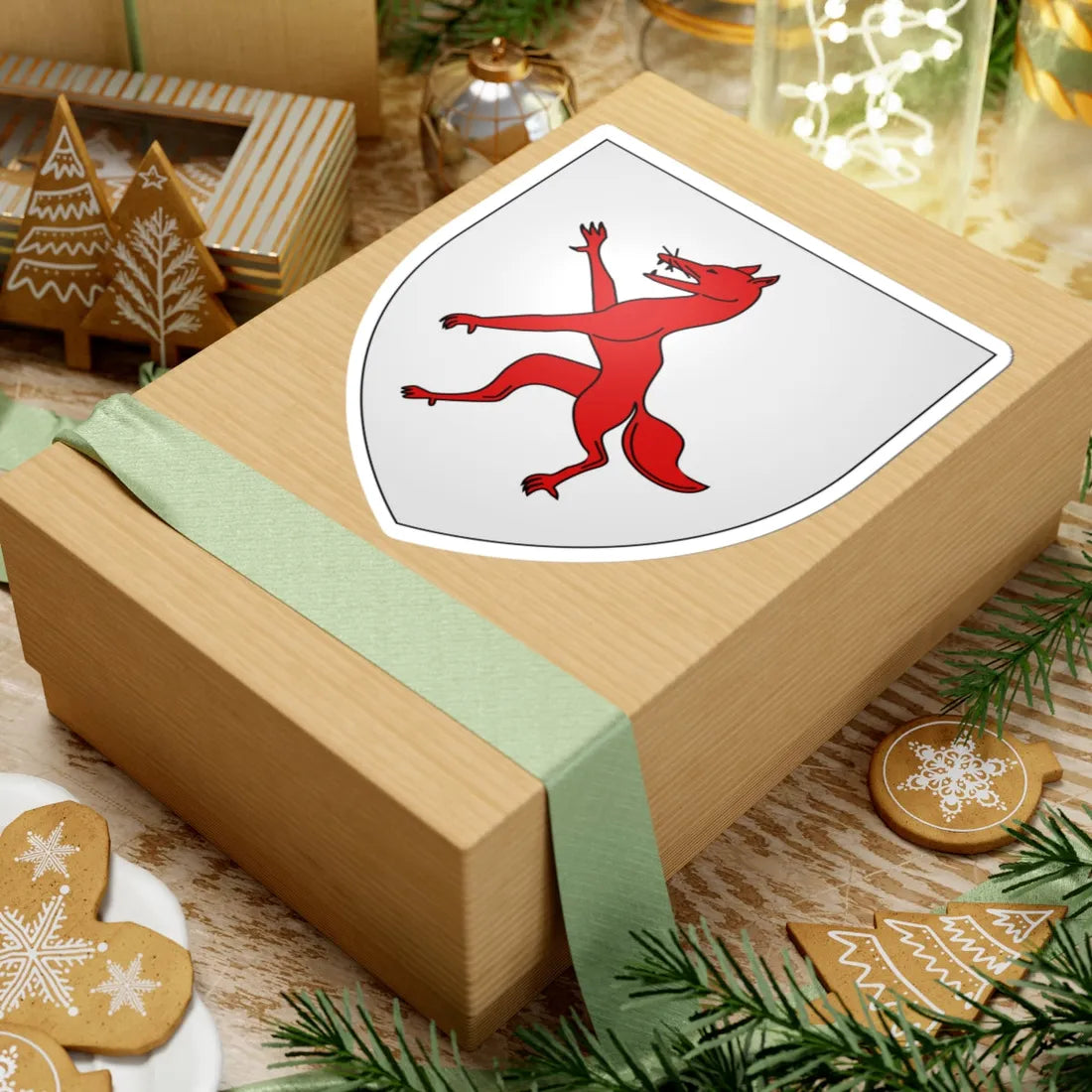 Armoiries de Bereldange 1 (Luxembourg) (Coat of Arms) STICKER Vinyl Kiss-Cut Decal - The Sticker Space