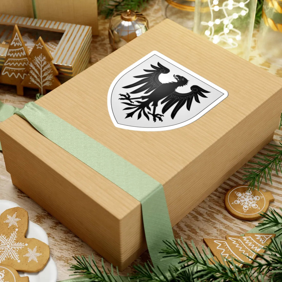 Armoiries de Berg sur Attert (Luxembourg) (Coat of Arms) STICKER Vinyl Kiss-Cut Decal - The Sticker Space