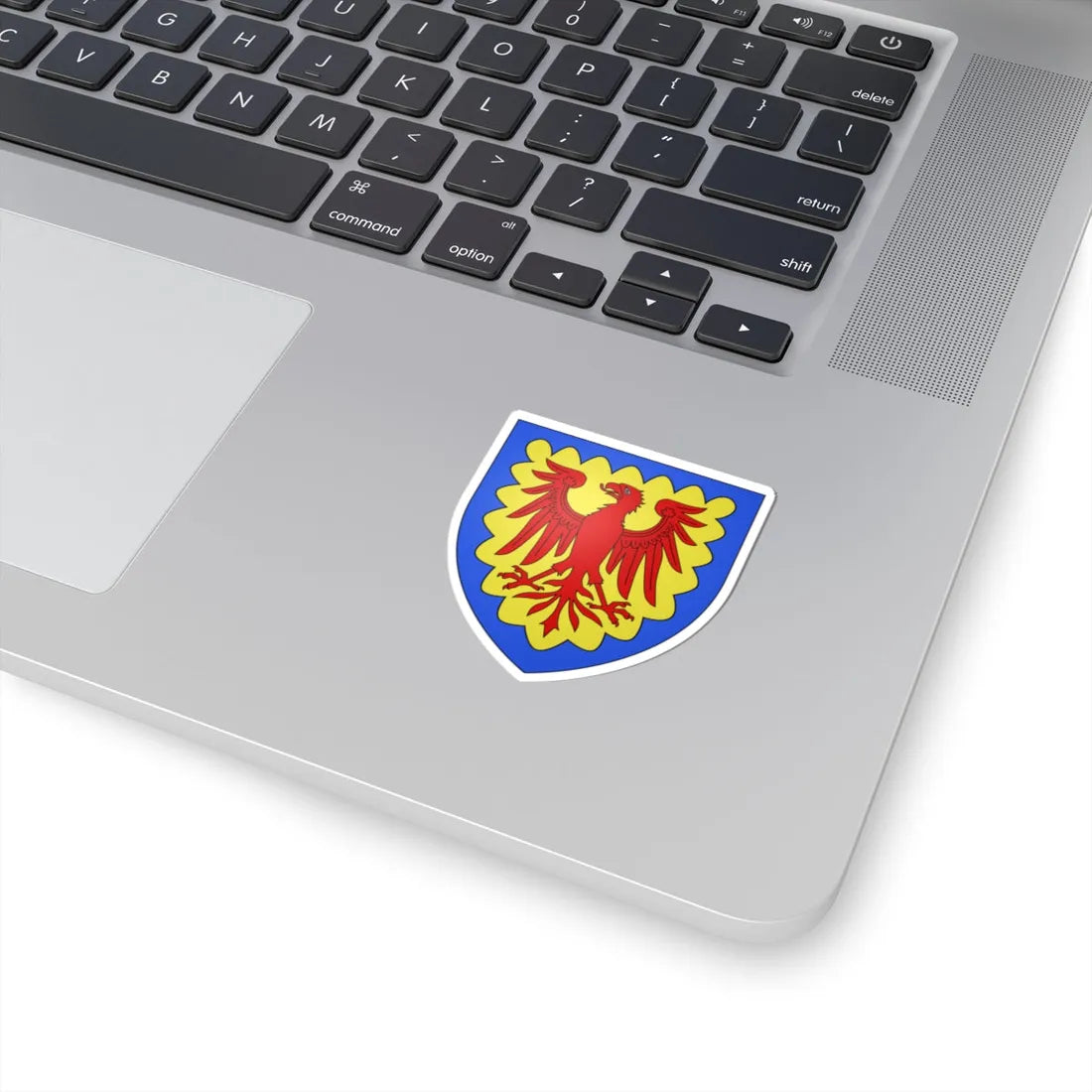 Armoiries de Berg sur Moselle (Luxembourg) (Coat of Arms) STICKER Vinyl Kiss-Cut Decal - The Sticker Space