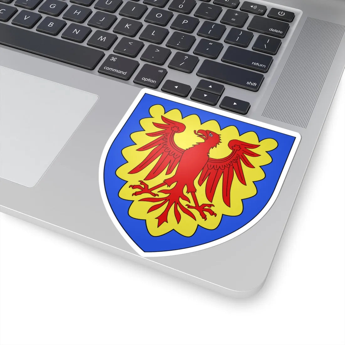 Armoiries de Berg sur Moselle (Luxembourg) (Coat of Arms) STICKER Vinyl Kiss-Cut Decal - The Sticker Space
