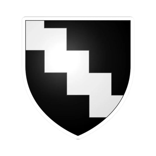 Armoiries de Berg Vianden (Luxembourg) (Coat of Arms) STICKER Vinyl Kiss-Cut Decal 2 Inch White - The Sticker Space