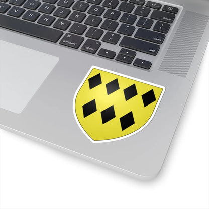 Armoiries de Birsdorf (Luxembourg) (Coat of Arms) STICKER Vinyl Kiss-Cut Decal - The Sticker Space