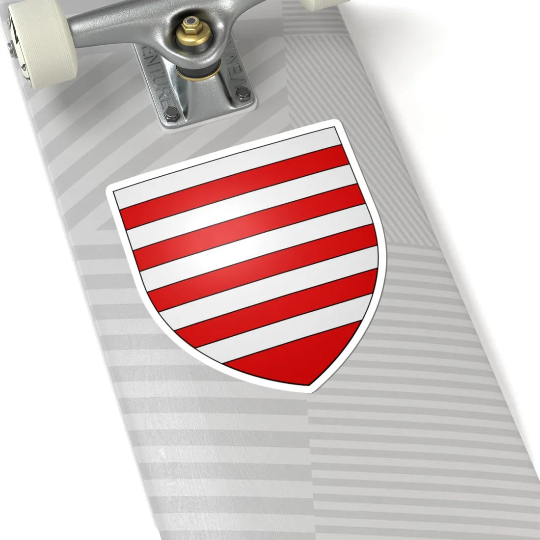 Armoiries de Bissen (Luxembourg) (Coat of Arms) STICKER Vinyl Kiss-Cut Decal - The Sticker Space