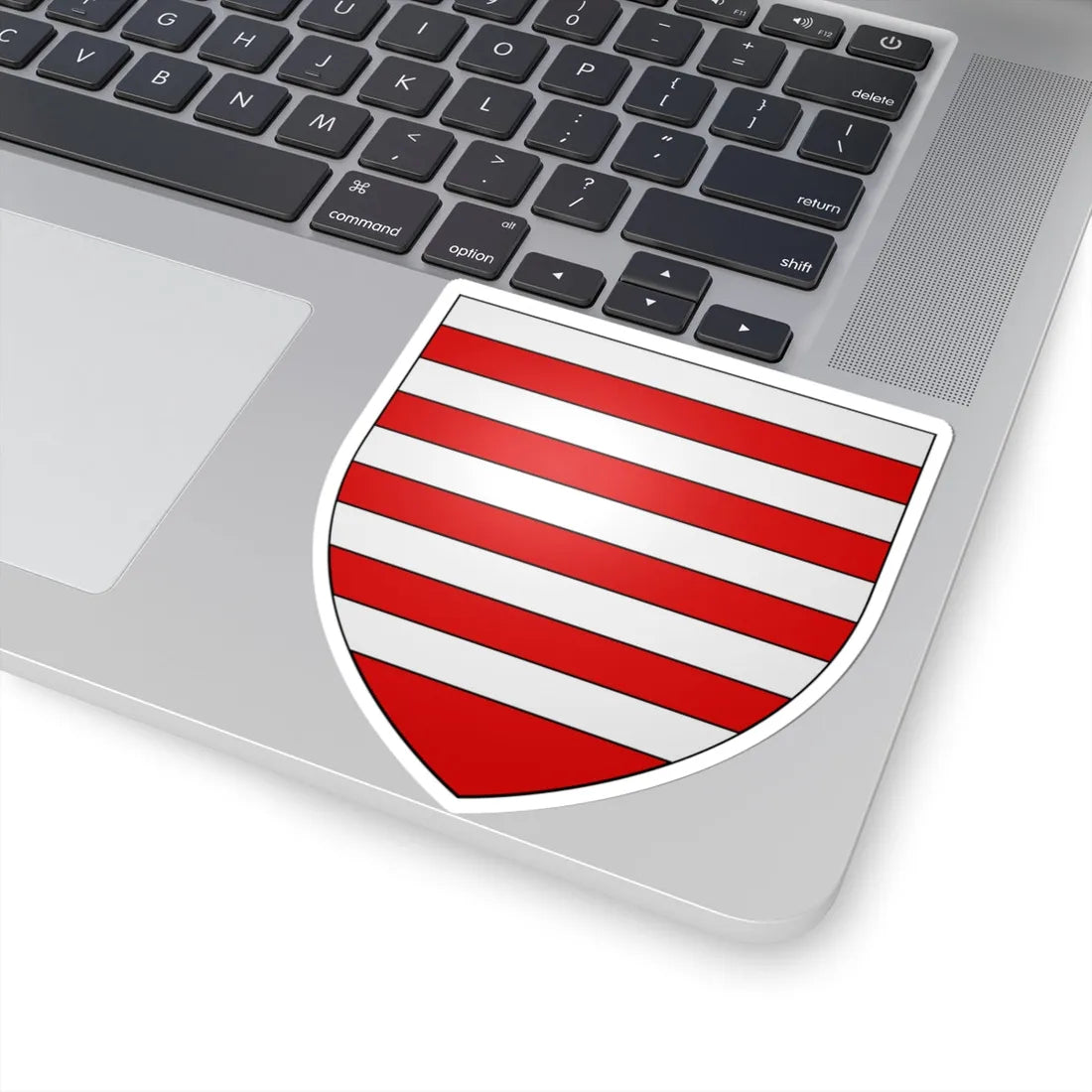 Armoiries de Bissen (Luxembourg) (Coat of Arms) STICKER Vinyl Kiss-Cut Decal - The Sticker Space