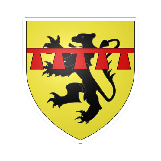 Armoiries de Blankenheim (Luxembourg) (Coat of Arms) STICKER Vinyl Kiss-Cut Decal 2 Inch White - The Sticker Space