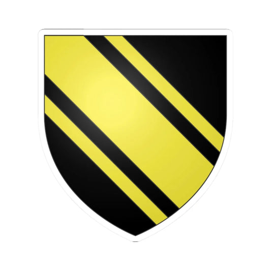 Armoiries de Bohan (Luxembourg) (Coat of Arms) STICKER Vinyl Kiss-Cut Decal 2 Inch White - The Sticker Space