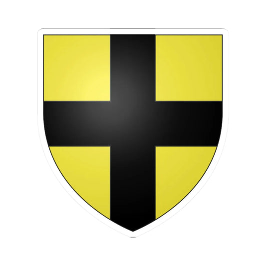 Armoiries de Bollendorf (Luxembourg) (Coat of Arms) STICKER Vinyl Kiss-Cut Decal 2 Inch White - The Sticker Space