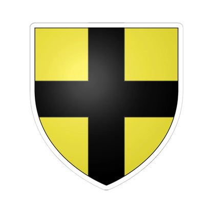 Armoiries de Bollendorf (Luxembourg) (Coat of Arms) STICKER Vinyl Kiss-Cut Decal 6 Inch White - The Sticker Space