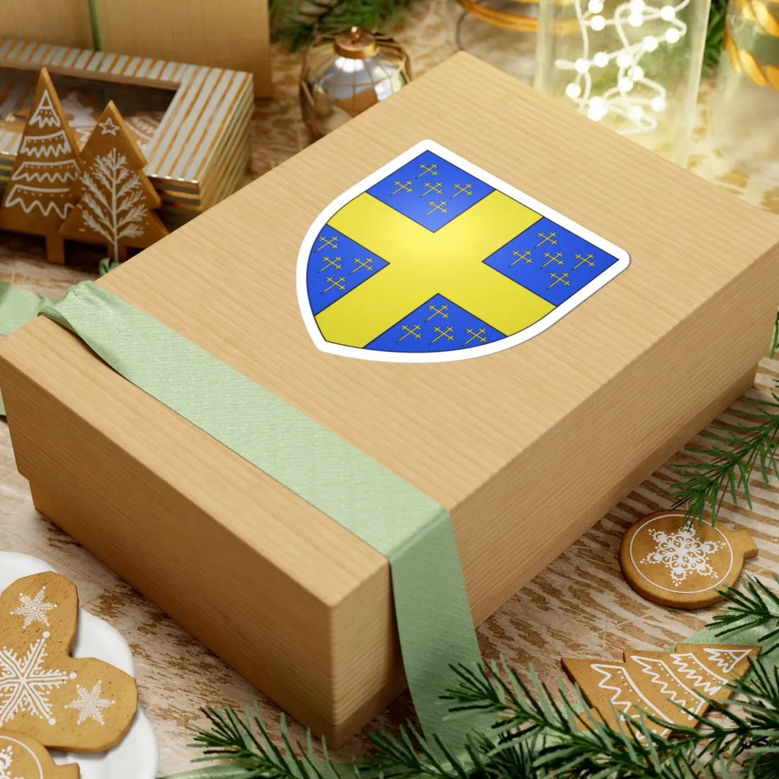 Armoiries de Boulant (Belgium) (Coat of Arms) STICKER Vinyl Kiss-Cut Decal - The Sticker Space