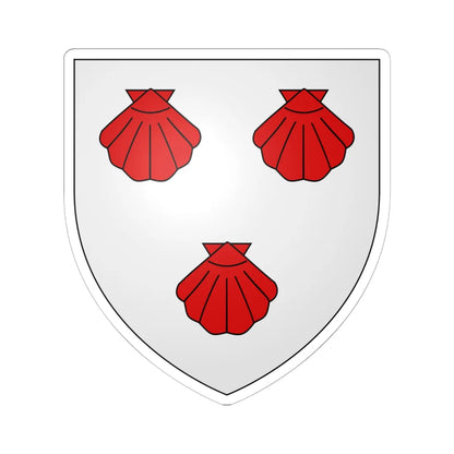 Armoiries de Boulich (Luxembourg) (Coat of Arms) STICKER Vinyl Kiss-Cut Decal 6 Inch White - The Sticker Space