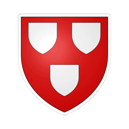 Armoiries de Boyart (Luxembourg) (Coat of Arms) STICKER Vinyl Kiss-Cut Decal 6 Inch White - The Sticker Space