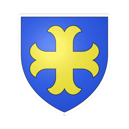 Armoiries de Breidscheid 2 (Luxembourg) (Coat of Arms) STICKER Vinyl Kiss-Cut Decal 2 Inch White - The Sticker Space